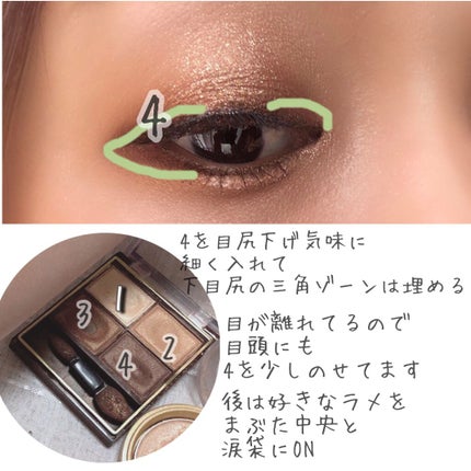 スキニーリッチシャドウ/excel/アイシャドウパレットを使ったクチコミ(4枚目)