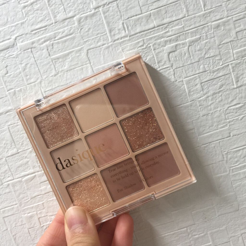 シャドウパレット/dasique/アイシャドウパレットを使ったクチコミ（1枚目）