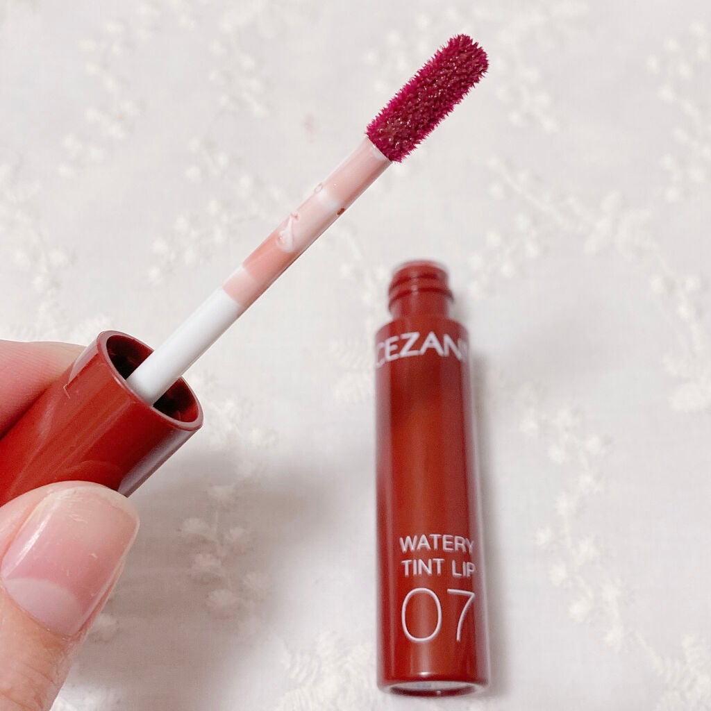 ウォータリーティントリップ/CEZANNE/リップティントを使ったクチコミ(3枚目)