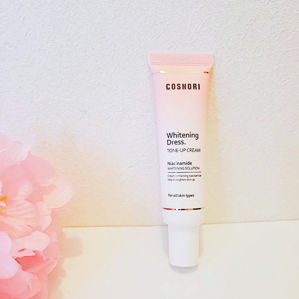 ホワイトニングドレストーンアップクリーム/COSNORI/化粧下地を使ったクチコミ(1枚目)