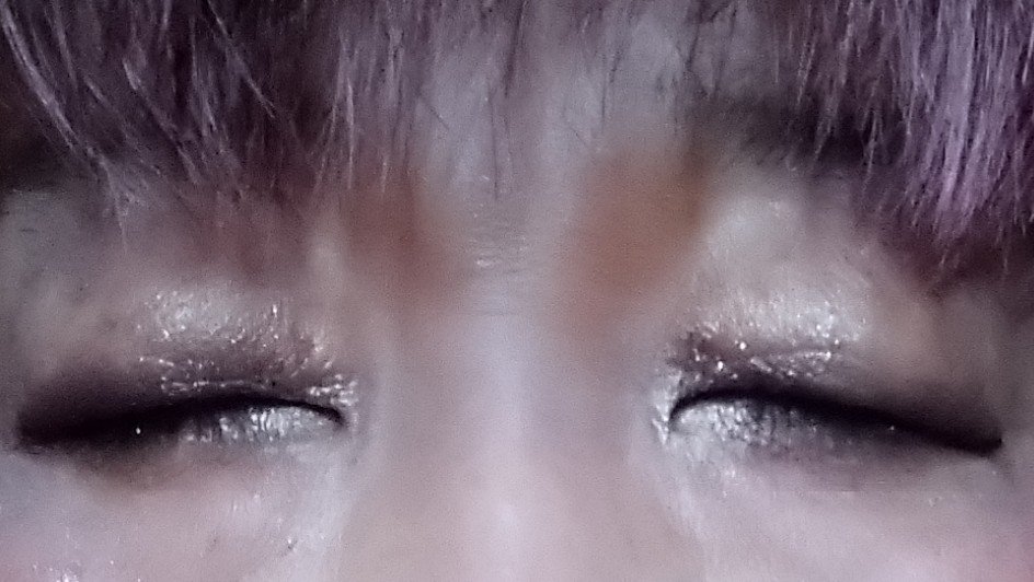 アイデイト ラメライナー 03 ベージュシュガー/IDATE/リキッドアイシャドウを使ったクチコミ（3枚目）