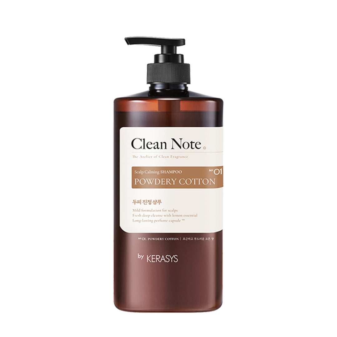 クリーン ノート パウダリー コットン シャンプー&トリートメント シャンプー本体 1L