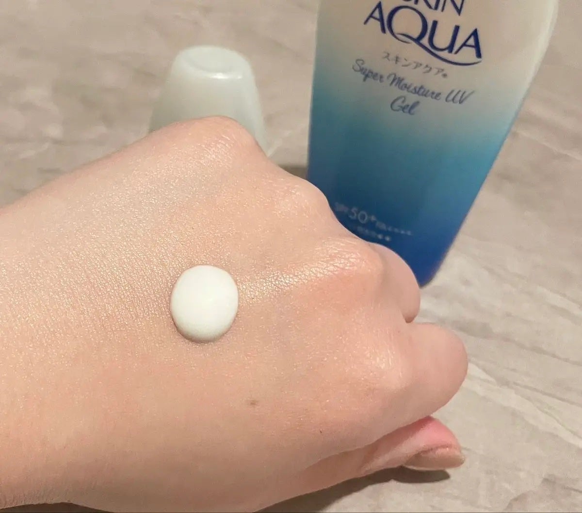 スキンアクア スーパーモイスチャージェル/スキンアクア/日焼け止めジェルを使ったクチコミ(2枚目)