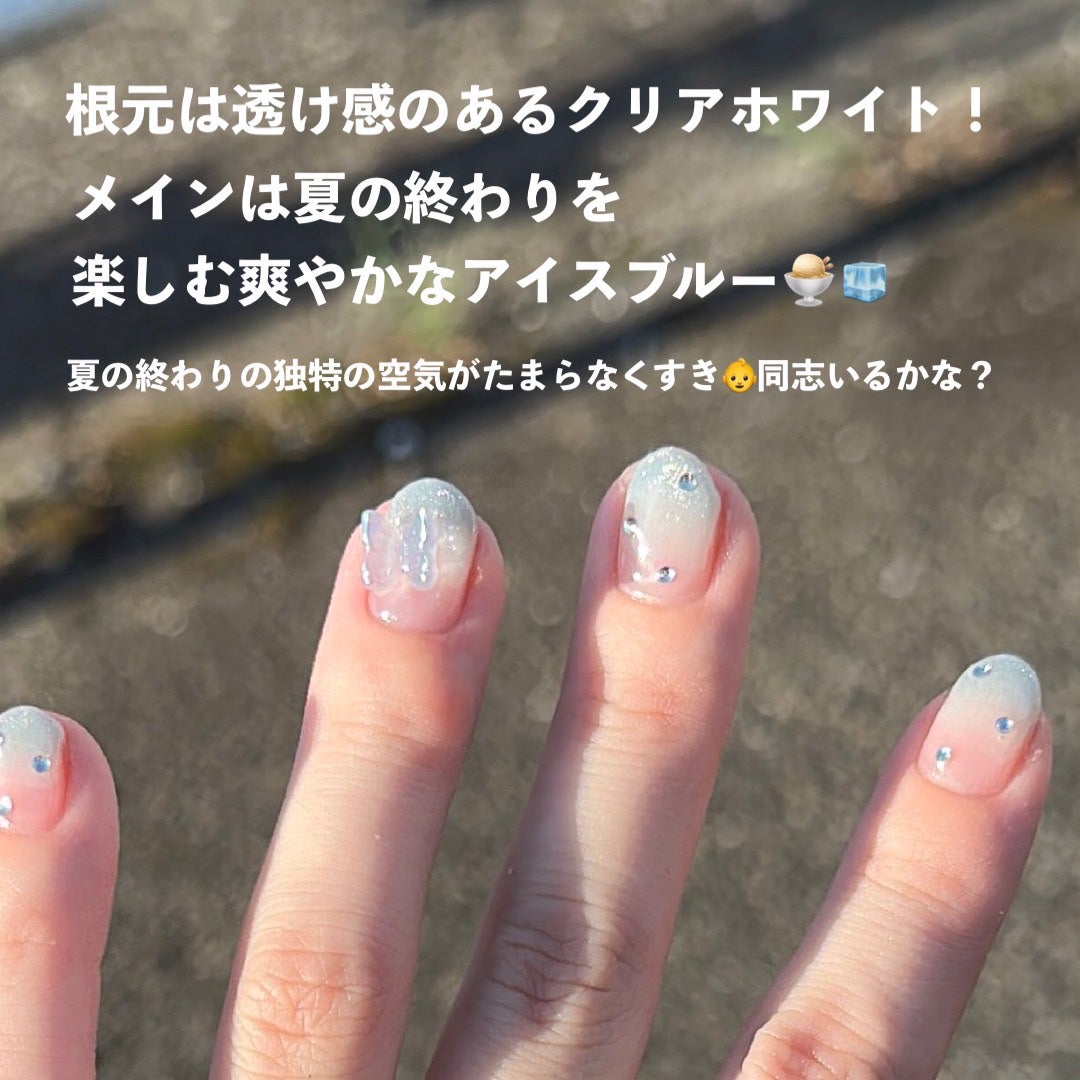 かおりんりん@16タイプパーソナルカラーアナリスト on LIPS 「【得意な色で肌を綺麗に見せる最新夏ネイルデザイン💅】@kaor..」(4枚目)