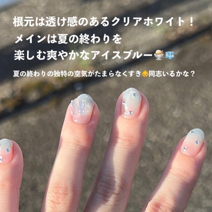 かおりんりん@16タイプパーソナルカラーアナリスト on LIPS 「【得意な色で肌を綺麗に見せる最新夏ネイルデザイン💅】@kaor..」(4枚目)