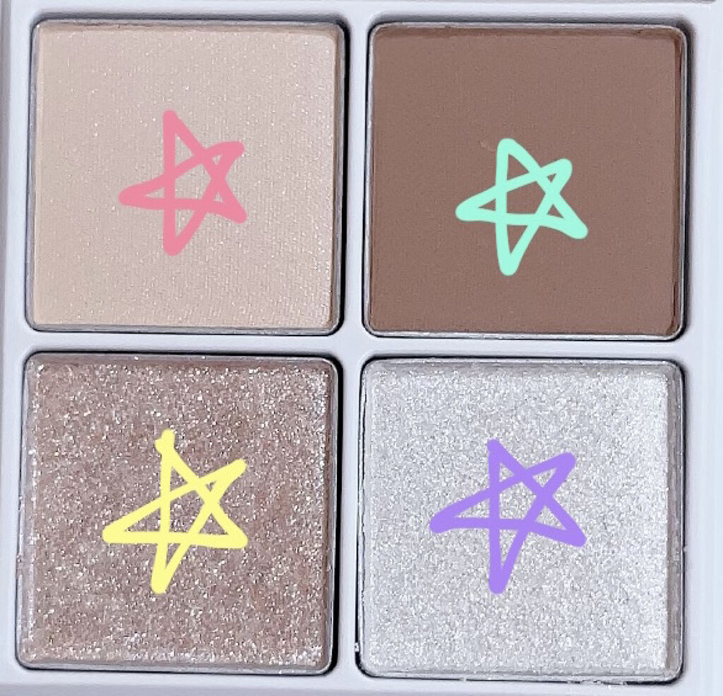 THE アイパレR/b idol/アイシャドウパレットを使ったクチコミ（2枚目）