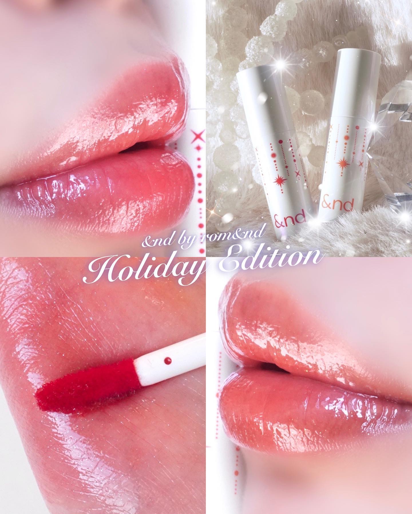 アンドバイロムアンド　グラッシーボムティント/&nd by rom&nd/リップティントを使ったクチコミ（1枚目）