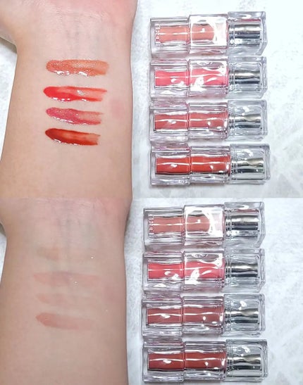 WATERISM GLOW TINT MINI SPECIAL SET PEACH MLBB/TIRTIR(ティルティル)/メイクアップキットを使ったクチコミ(2枚目)