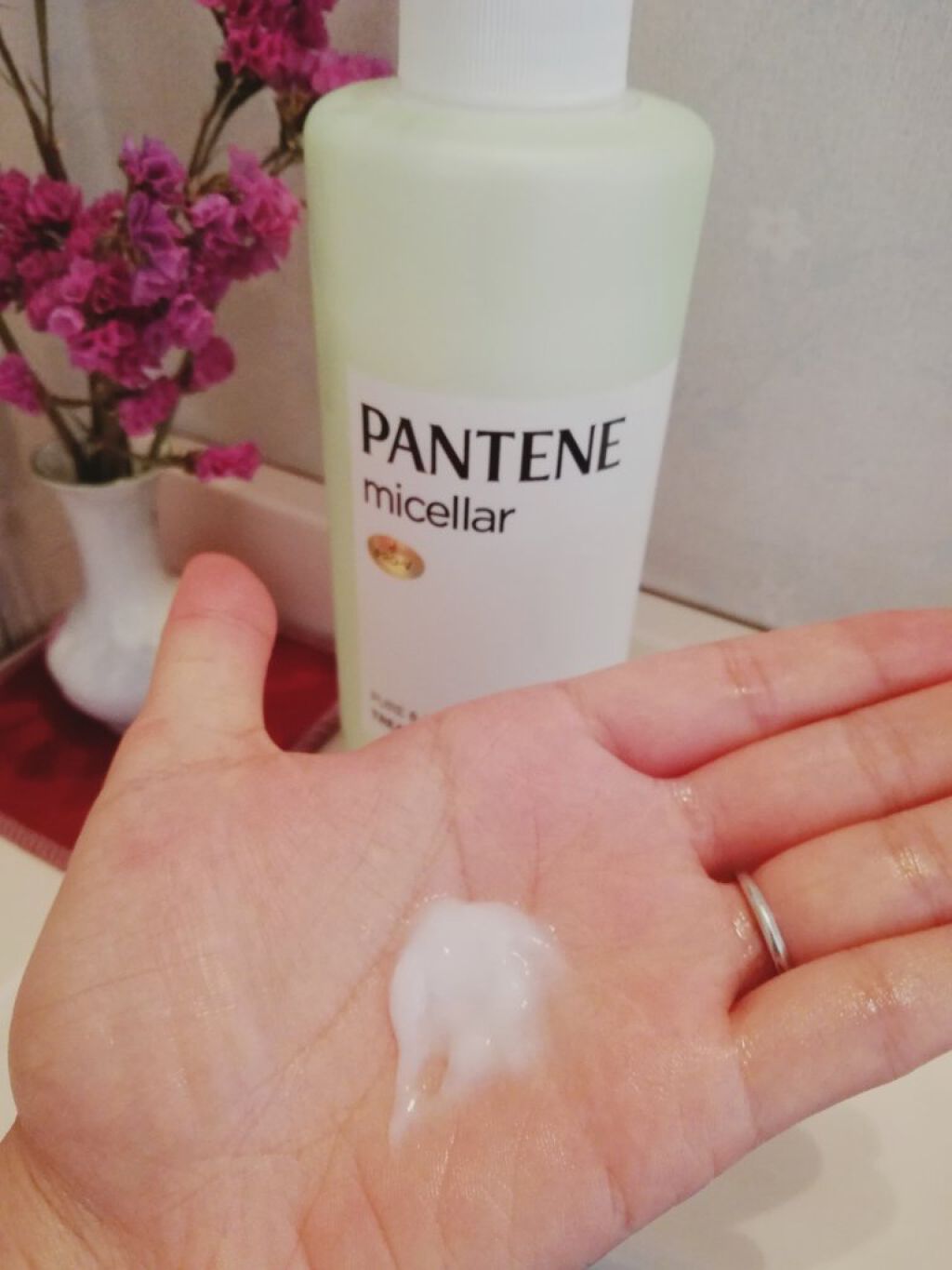 PRO-V ミセラー ピュア&モイスト ノンシリコンシャンプー/トリートメント/パンテーン/市販シャンプーを使ったクチコミ(3枚目)