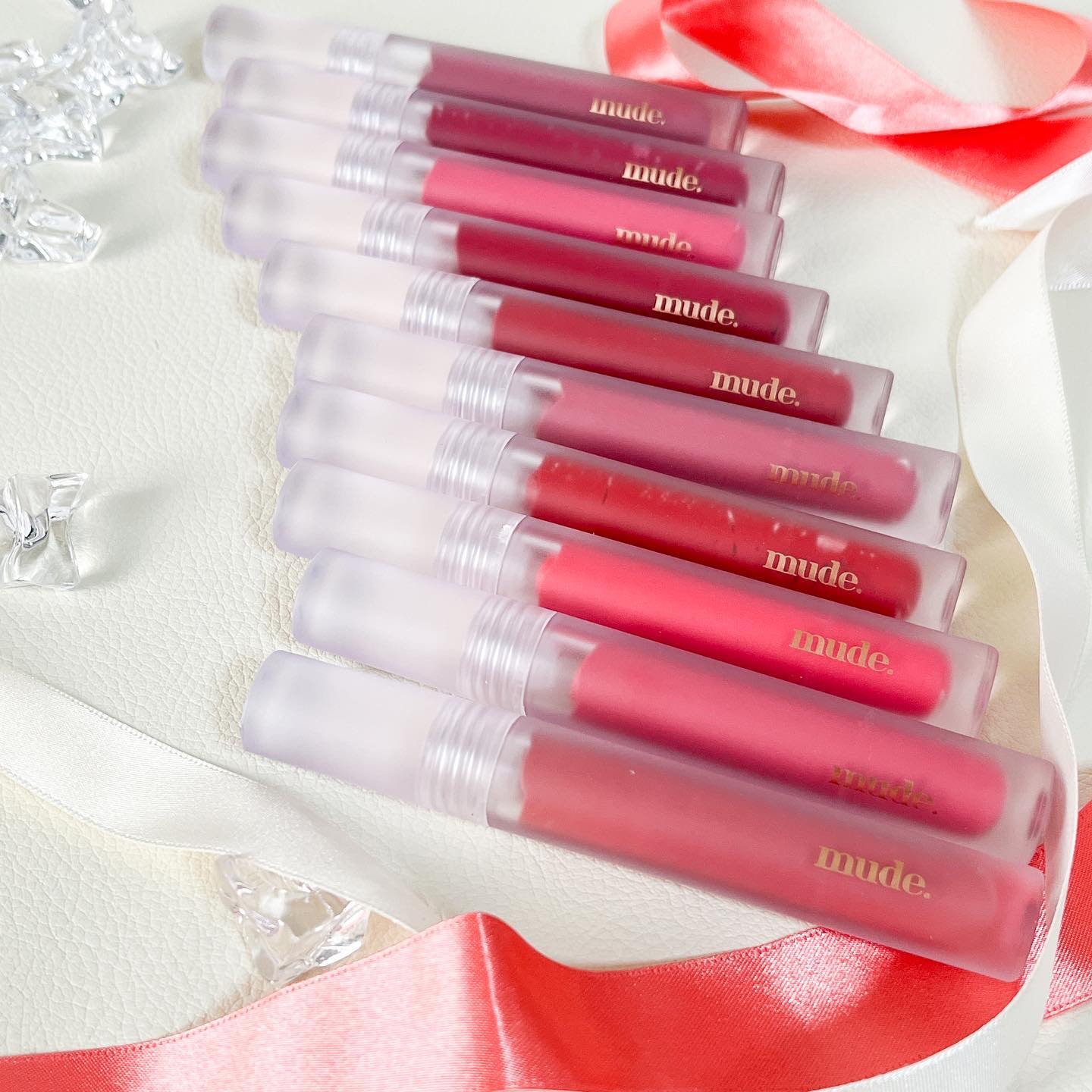 ソフトブラーティント/mude./リップティントを使ったクチコミ（2枚目）