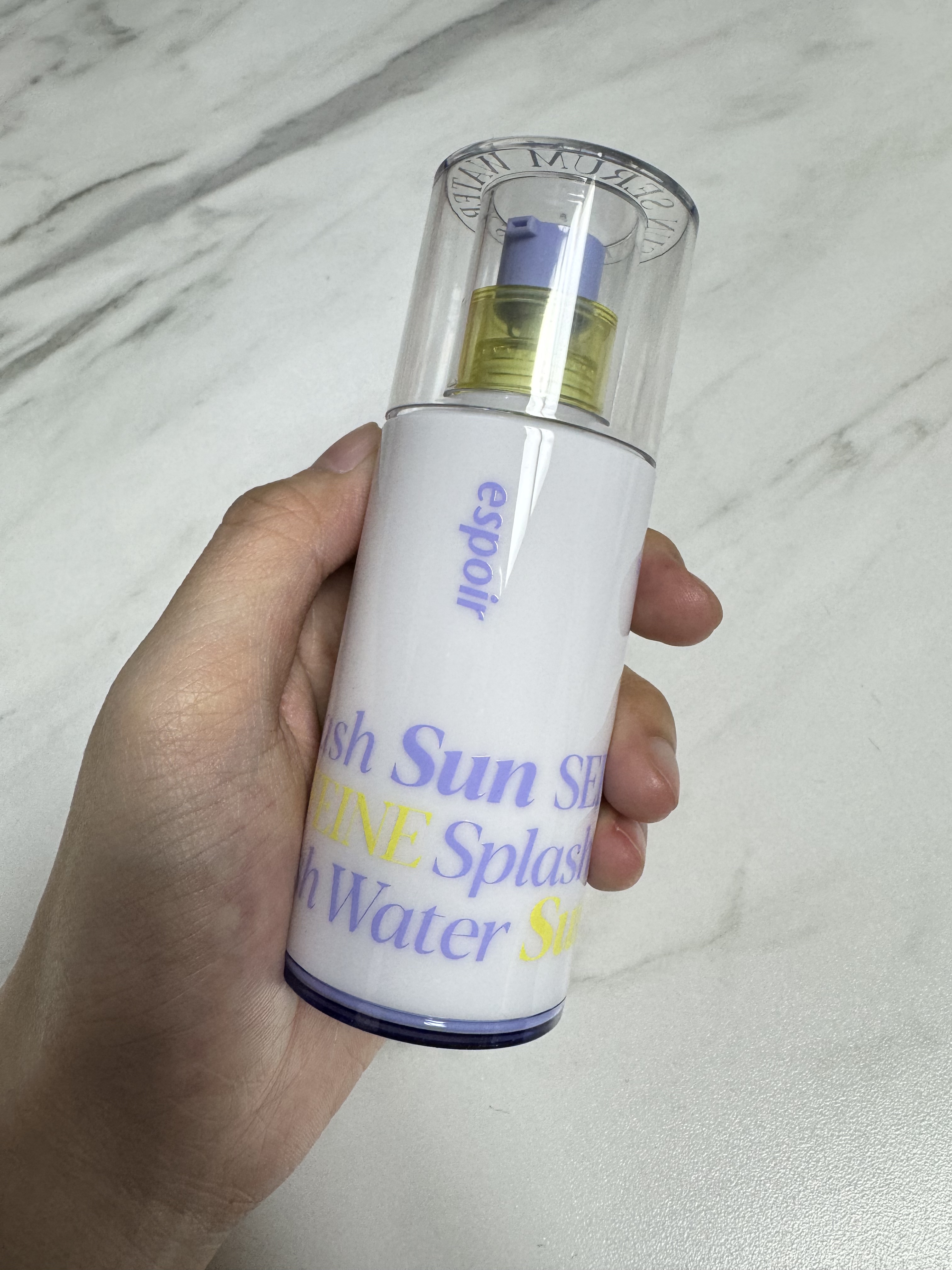 エスポア ウォータースプラッシュサンセラム/espoir/日焼け止めクリームを使ったクチコミ（2枚目）