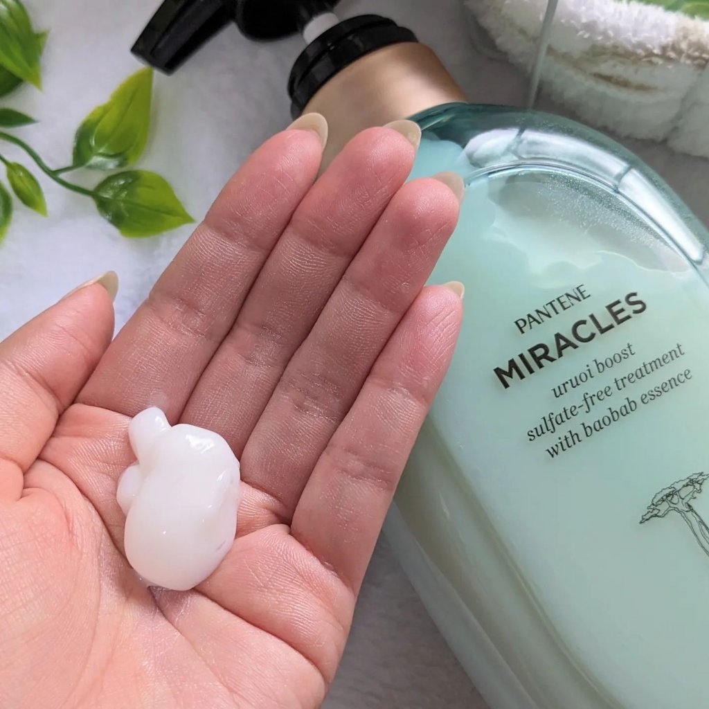 ミラクルズ うるおいブースト シャンプー/トリートメント シャンプー 440g/パンテーン/市販シャンプーを使ったクチコミ（3枚目）