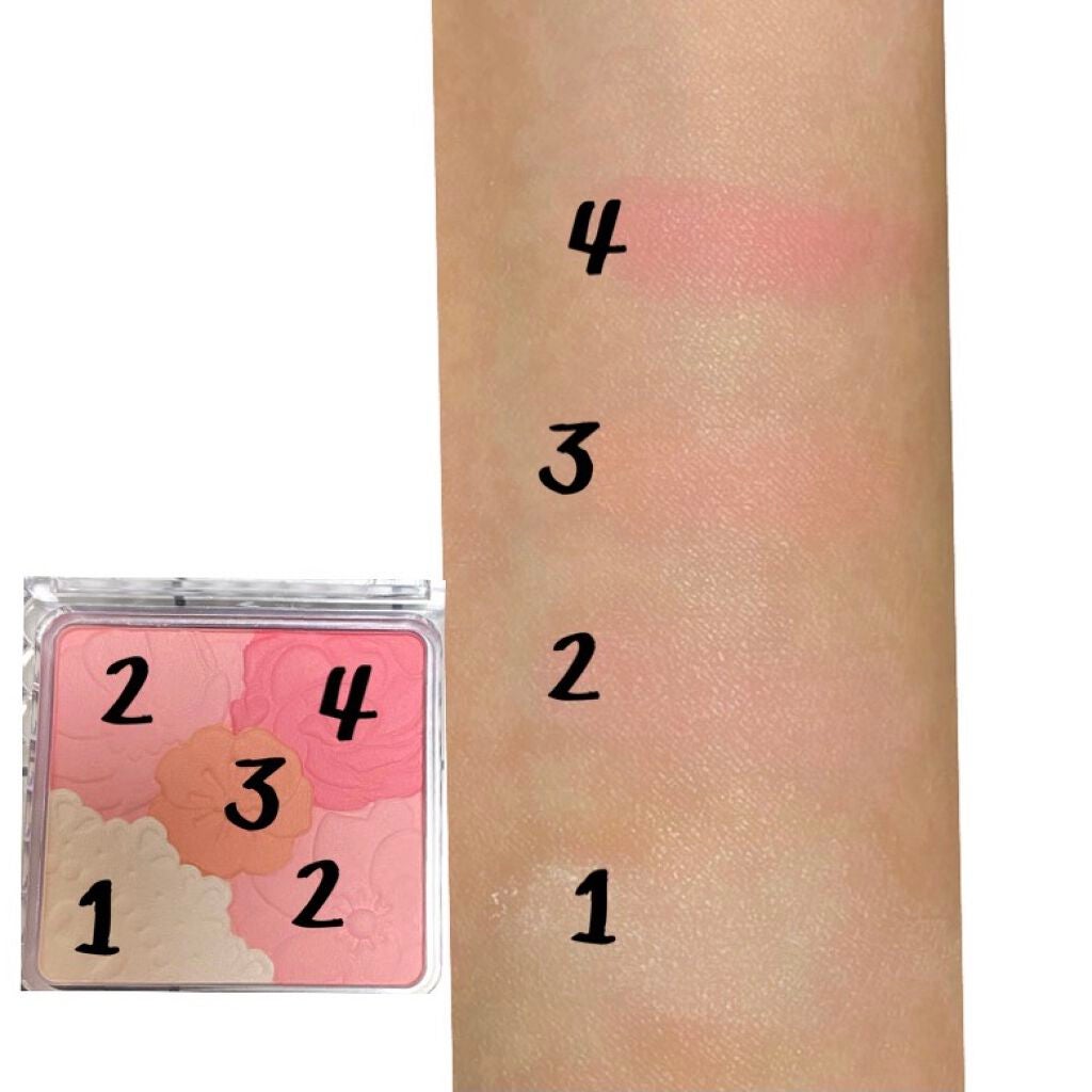 マットフルールチークス/キャンメイク/パウダーチークを使ったクチコミ(3枚目)