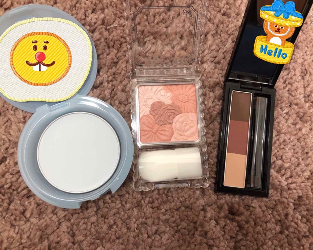 オイルブロック プレストパウダー ベビーブルー（限定）/ettusais/プレストパウダーを使ったクチコミ（2枚目）