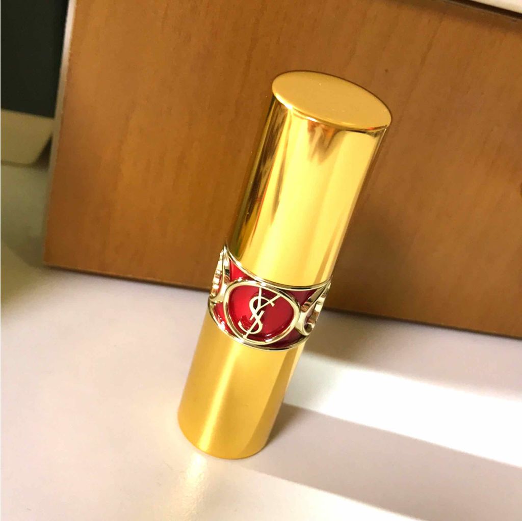 ルージュ ヴォリュプテ シャイン/YVES SAINT LAURENT BEAUTE/口紅を使ったクチコミ（1枚目）