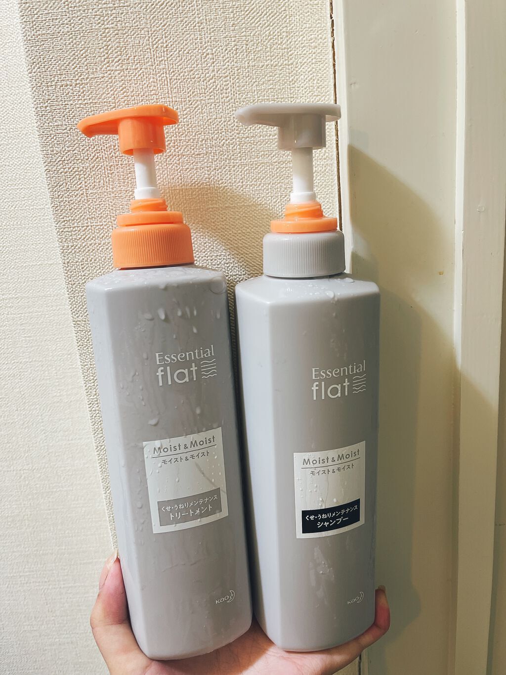 くせ・うねりメンテナンスシャンプー&トリートメント(モイスト&モイスト)/エッセンシャル flat/シャンプー・コンディショナーを使ったクチコミ(1枚目)