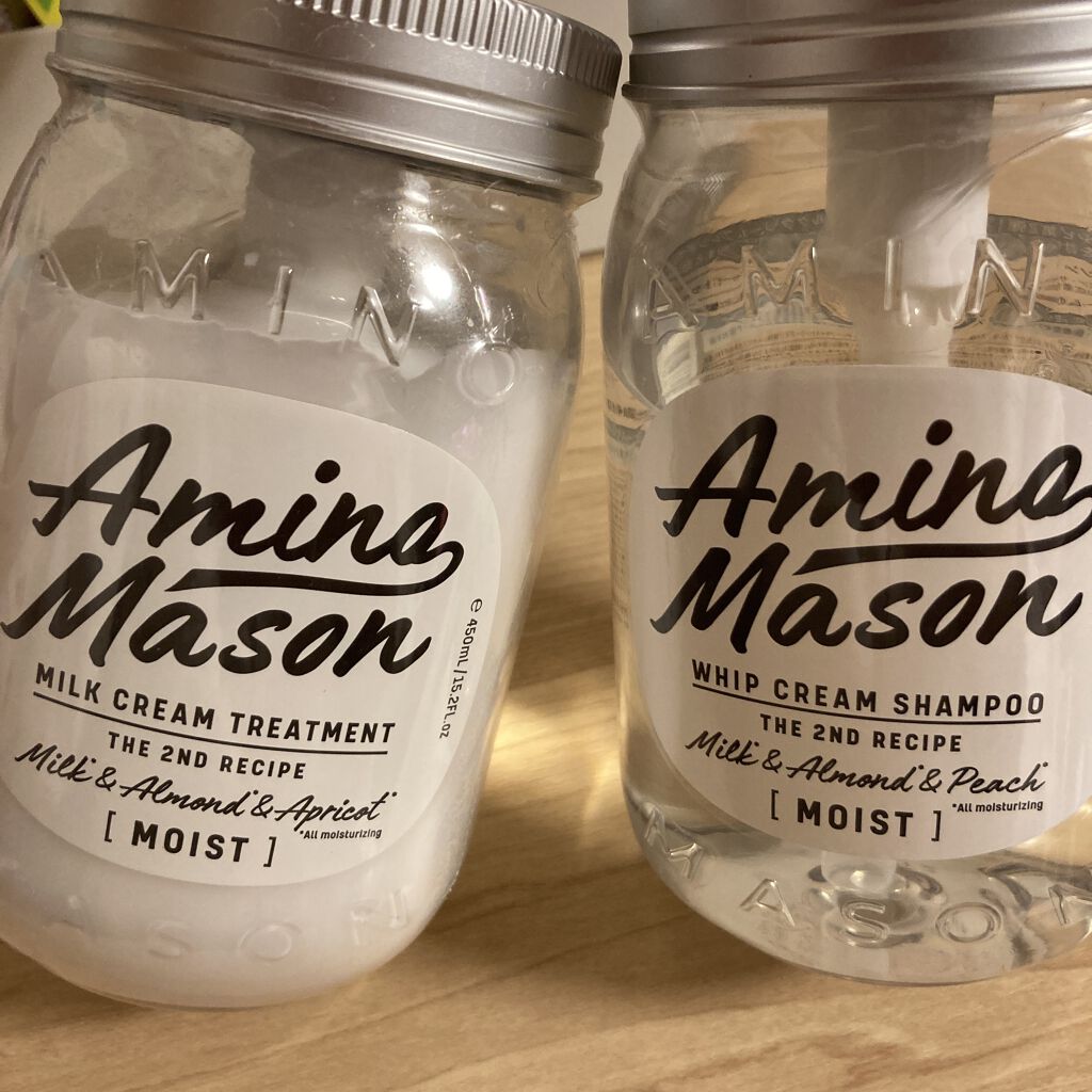 アミノメイソン ディープモイスト ホイップクリーム シャンプー/ミルククリーム ヘアトリートメント/アミノメイソン/市販シャンプーを使ったクチコミ（2枚目）