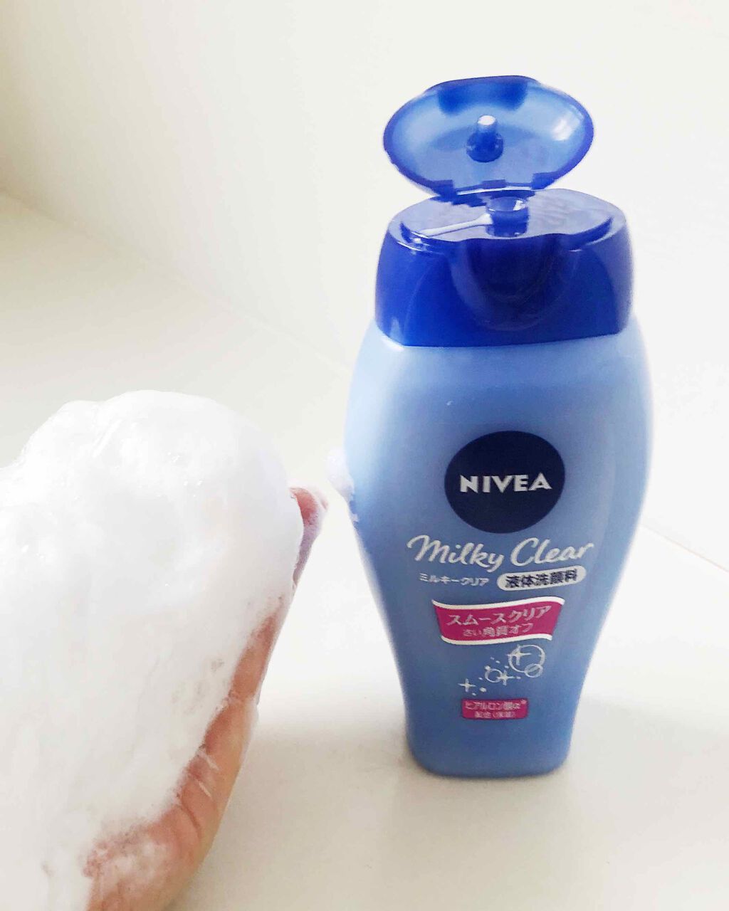 ニベア ミルキークリア洗顔料 スムースクリア/ニベア/洗顔フォームを使ったクチコミ（3枚目）