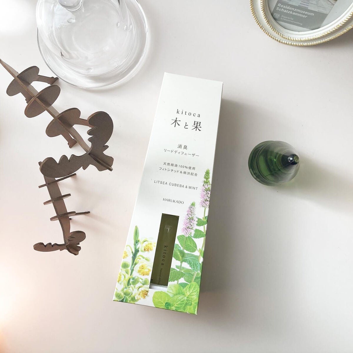 消臭リードディフューザー/Kitoca 木と果/ルームフレグランスを使ったクチコミ(3枚目)