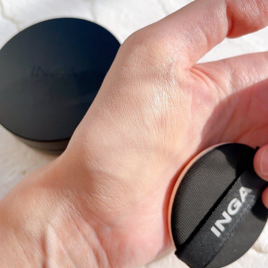 タトゥークッションファンデーション N21 ライトベージュ/INGA/クッションファンデーションを使ったクチコミ（3枚目）
