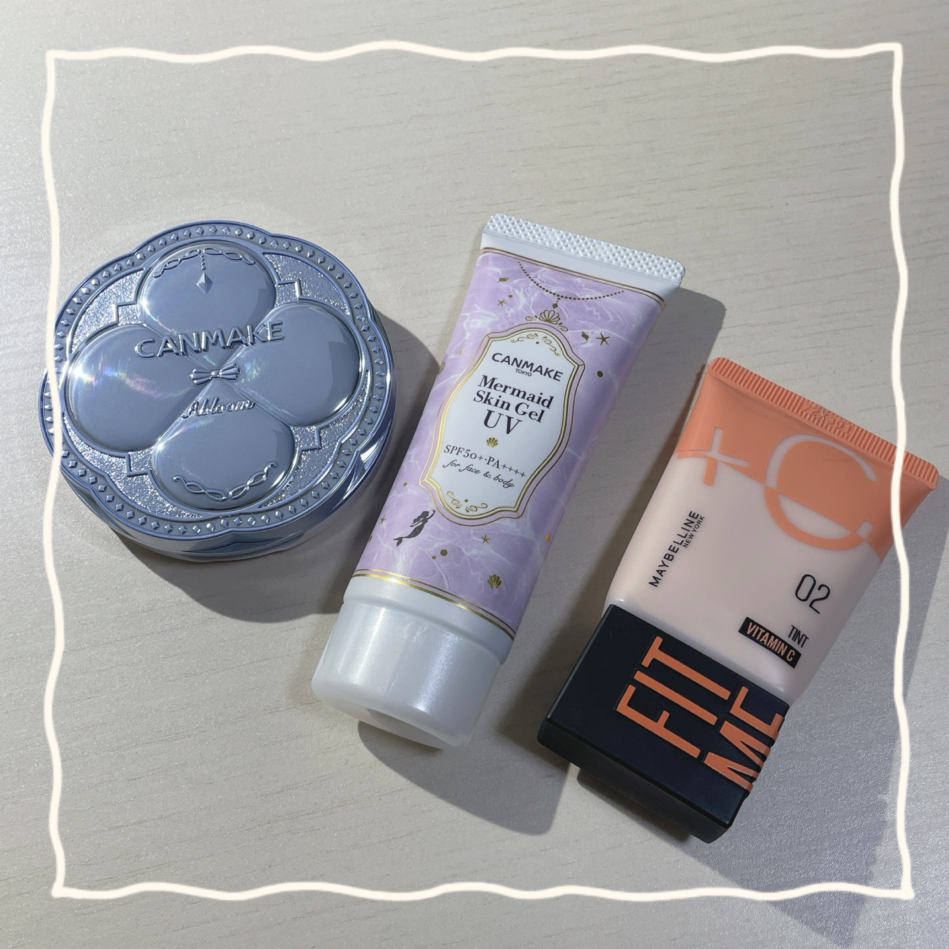 マーメイドスキンジェルUV/キャンメイク/日焼け止めジェルを使ったクチコミ（1枚目）