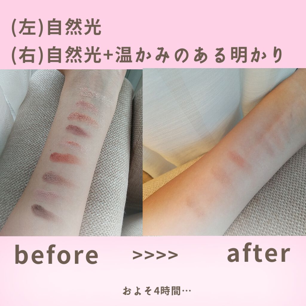 UR GLAM BLOOMING EYE COLOR PALETTE/U R GLAM/アイシャドウパレットを使ったクチコミ(4枚目)