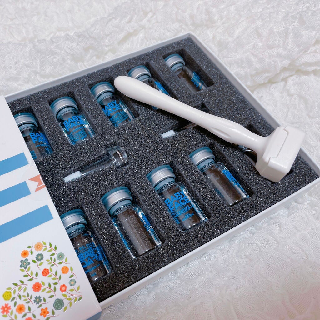 BABY FACE AMPOULE+ダーマスタンプ/MISFILL/スキンケアキットを使ったクチコミ(2枚目)