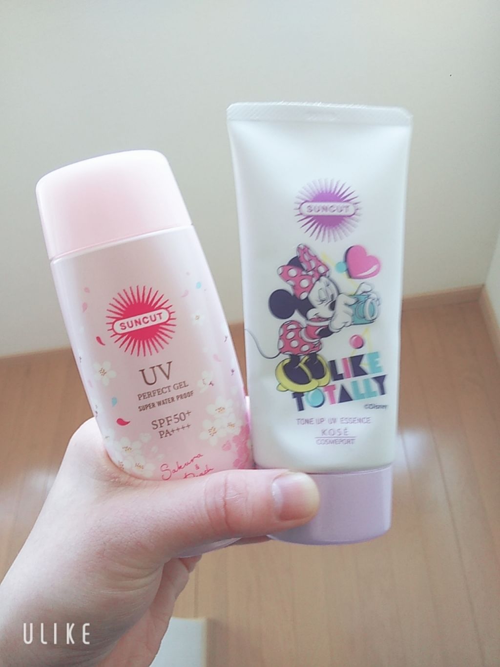 フレグランスUV パーフェクトジェル 桜＆ピーチの香り/サンカット®/日焼け止め・UVケアを使ったクチコミ（1枚目）