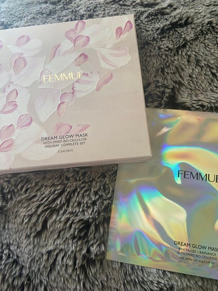 ドリームグロウマスク CP(肌引き締め・ブースター)/FEMMUE/シートマスク・パックを使ったクチコミ(2枚目)