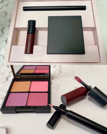 ブルーミング メイクアップキットB(パウダーパレット)/Celvoke/メイクアップキットを使ったクチコミ(1枚目)