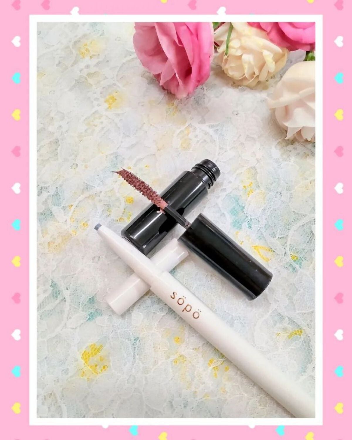 カラーマスカラ/sopo/マスカラを使ったクチコミ(3枚目)