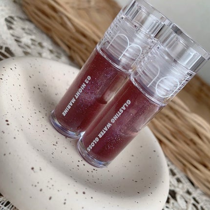 グラスティングウォーターグロス 02 ナイト・マリン/rom&nd/リップグロスの画像