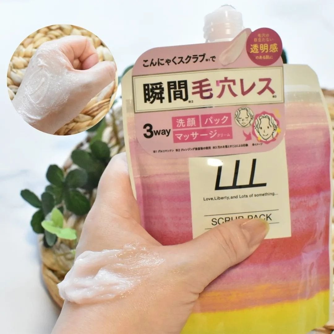 3Way毛穴マイルドスクラブ/LLL/スクラブ・ゴマージュを使ったクチコミ(2枚目)