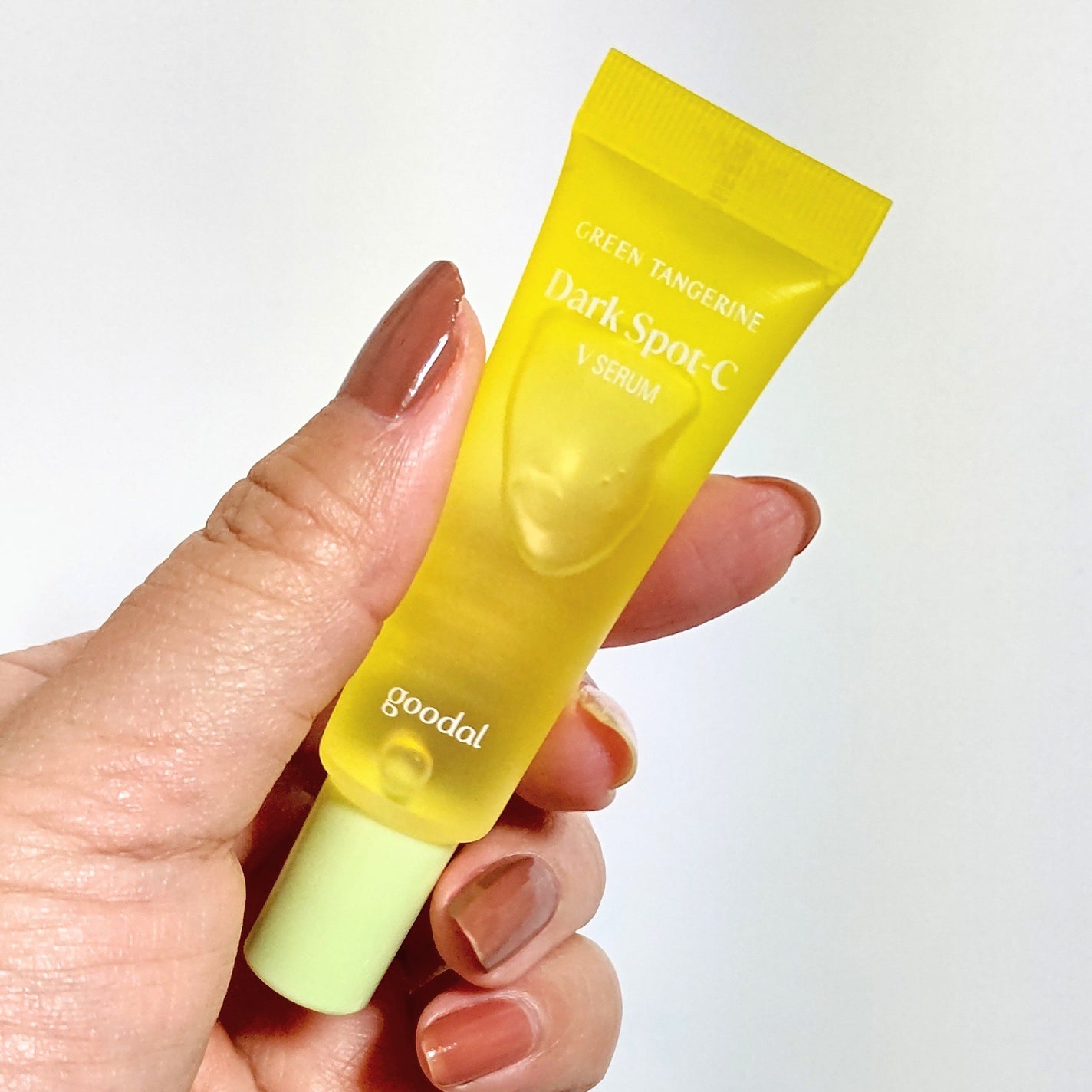 グリーンタンジェリン ビタC ダークスポットケアセラム/goodal/美容液を使ったクチコミ(5枚目)
