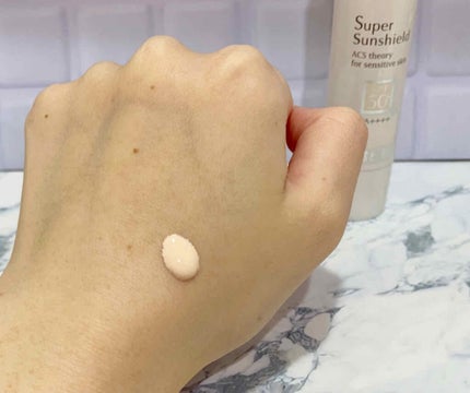 スーパーサンシールド EX<R>/ACSEINE/日焼け止めクリームを使ったクチコミ(2枚目)