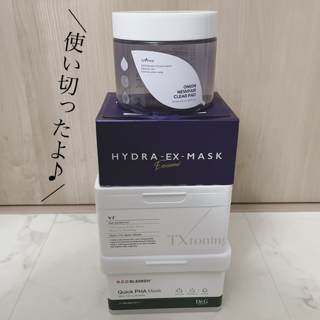 オニオンニューペア クリアパッド/Isntree/トナーパッドを使ったクチコミ（1枚目）