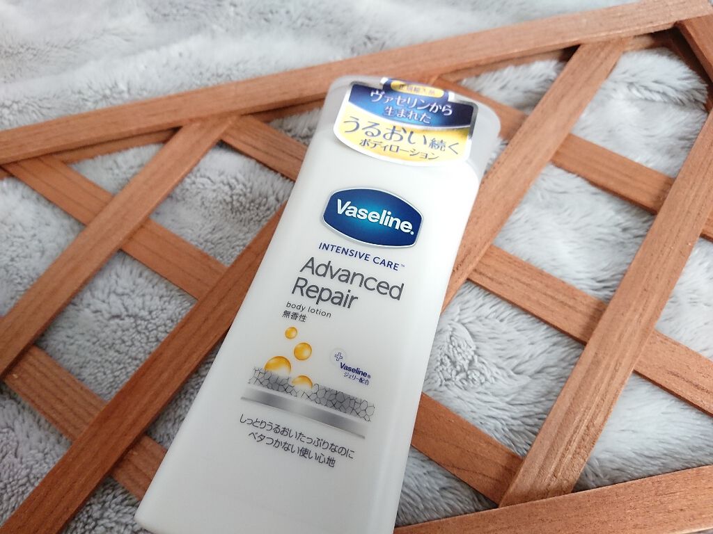 ヴァセリン アドバンスドリペア ボディローション 無香料/ヴァセリン/ボディローションを使ったクチコミ(4枚目)