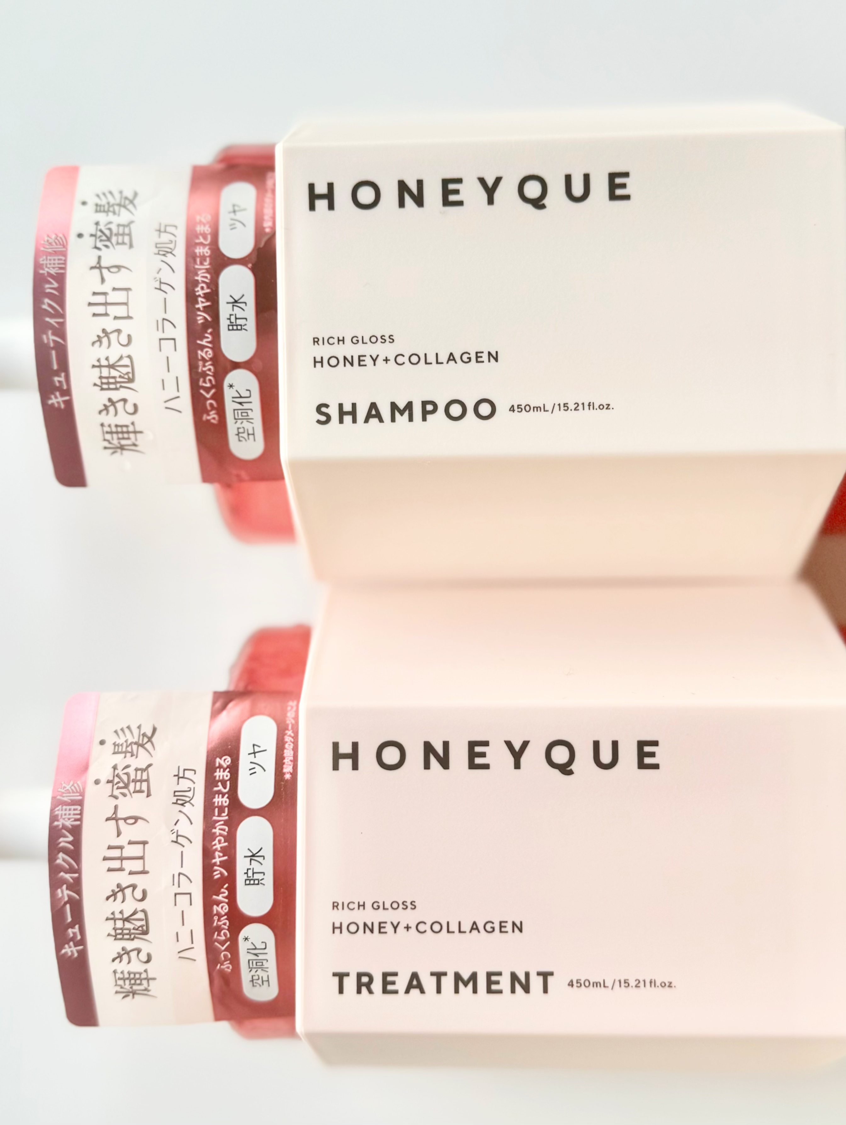 リッチグロス シャンプー シャイニー／ヘアトリートメント シャイニー/ハニーク/市販シャンプーを使ったクチコミ（3枚目）