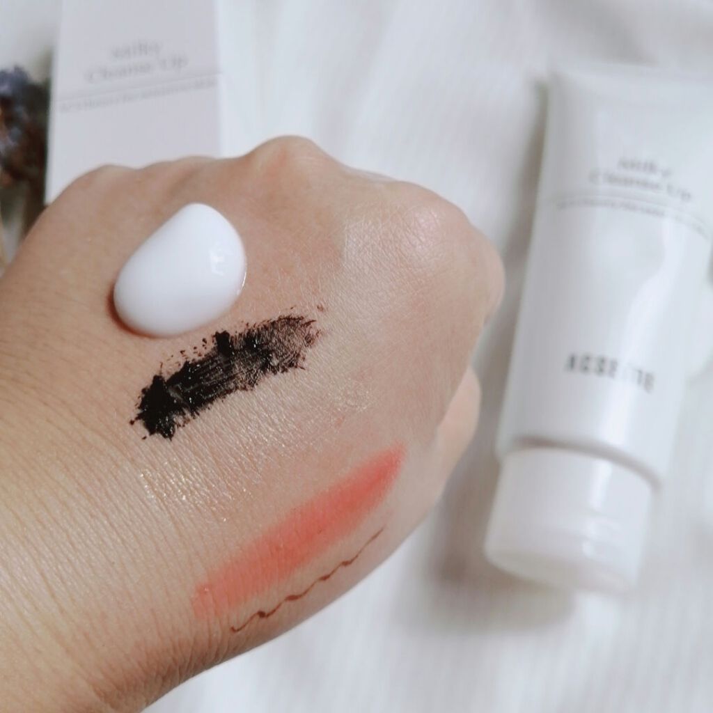 ミルキィ クレンズアップ/ACSEINE/ミルククレンジングを使ったクチコミ(2枚目)