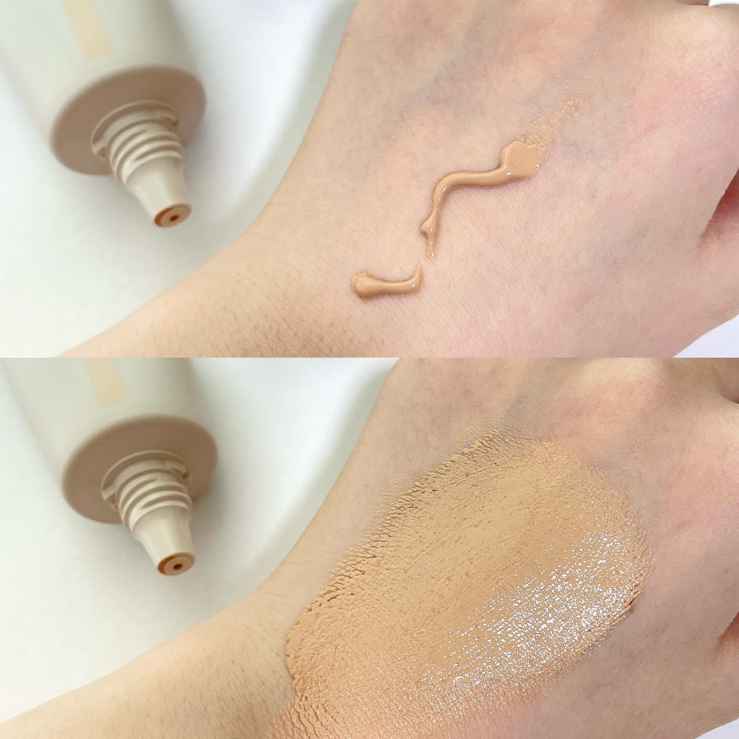 RMK クリームファンデーション アクアティックグロウ/RMK/クリーム・エマルジョンファンデーションを使ったクチコミ（2枚目）