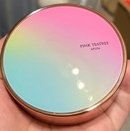 ピンクティーツリーカバークッション/APLIN/クッションファンデーションを使ったクチコミ(1枚目)