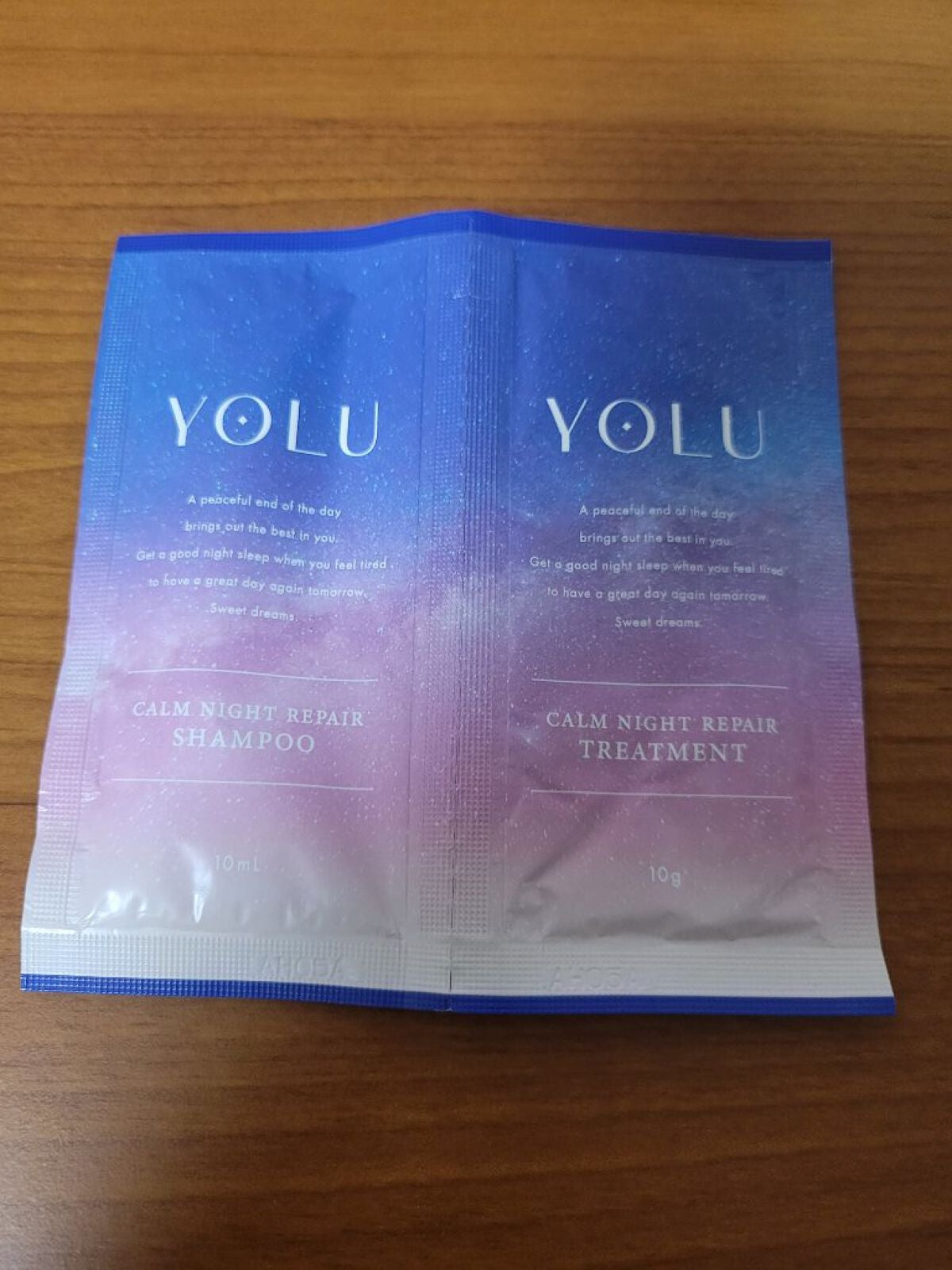 カームナイトリペアシャンプー/トリートメント/YOLU/市販シャンプーを使ったクチコミ(1枚目)