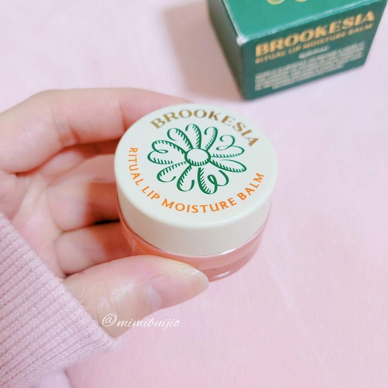 リチュアルリップモイスチャーバーム/BROOKESIA/フェイスバームを使ったクチコミ(2枚目)