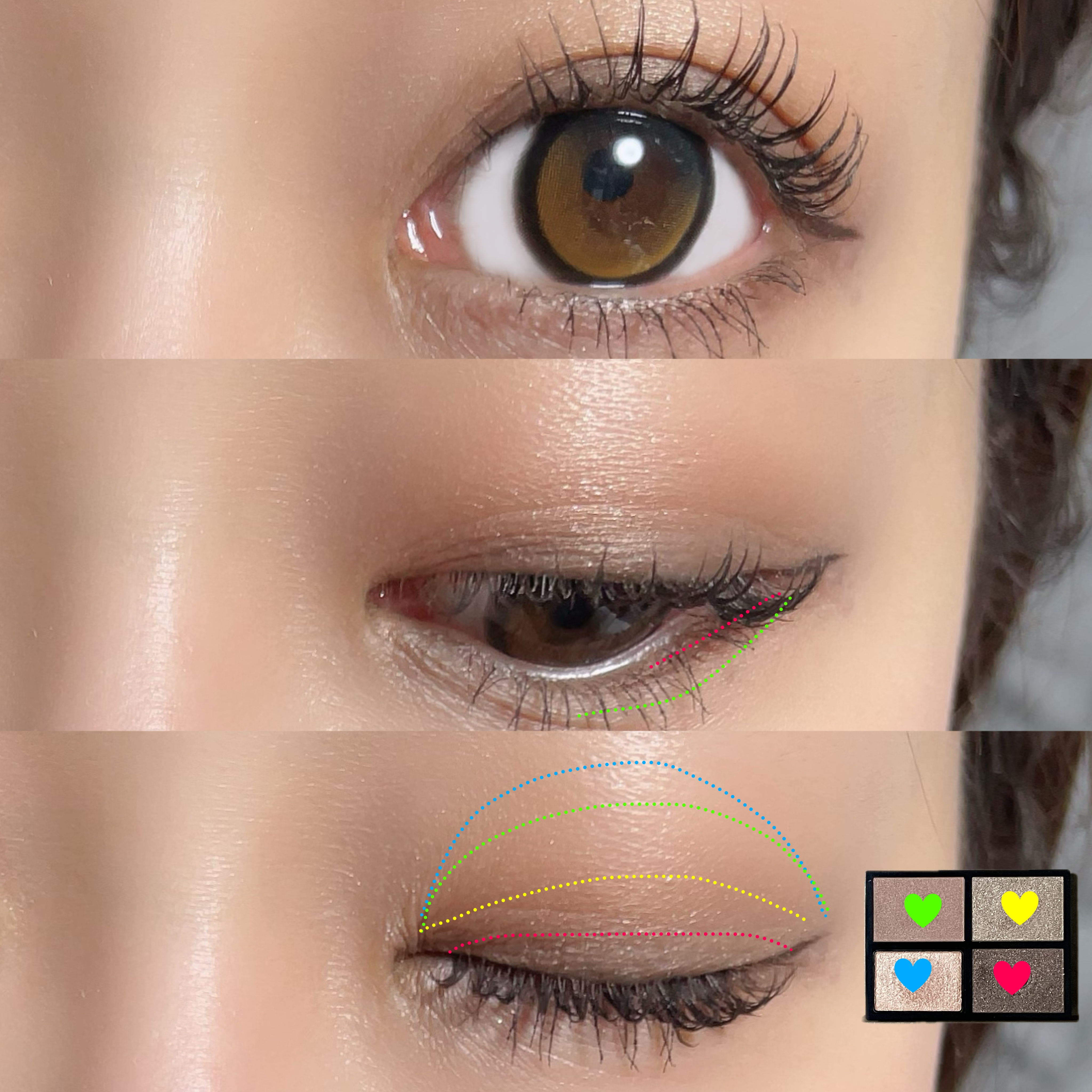 オンブルクルールクアドリ 5 Coral Reef（レフィル）/クレ・ド・ポー ボーテ/アイシャドウパレットを使ったクチコミ（3枚目）