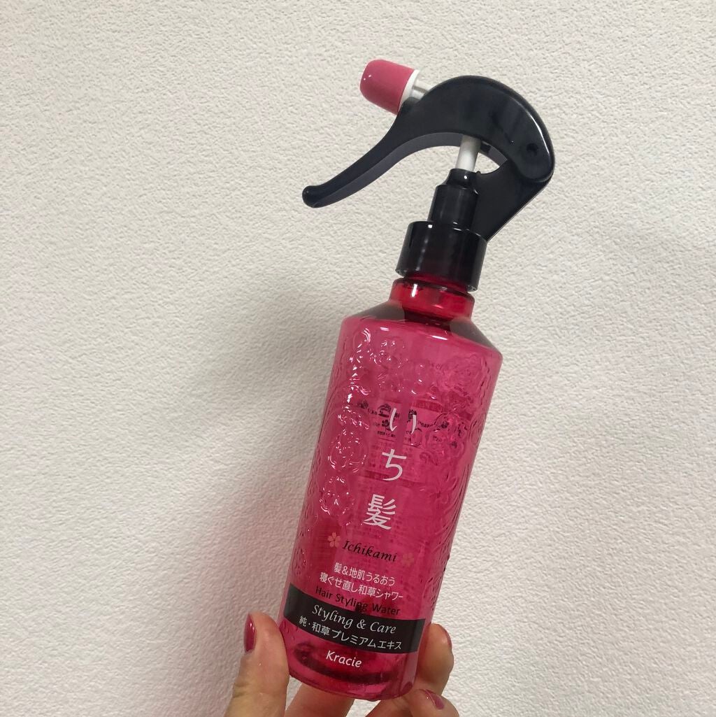 髪&地肌うるおう寝ぐせ直し和草シャワー/いち髪/ヘアミストを使ったクチコミ(3枚目)