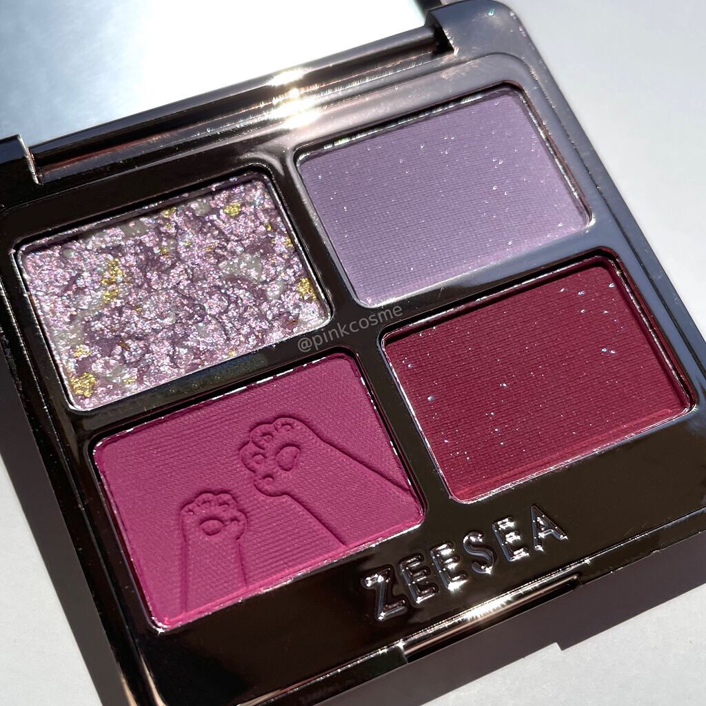 アニマルアイシャドウ(4シェード)/ZEESEA/アイシャドウパレットを使ったクチコミ(4枚目)