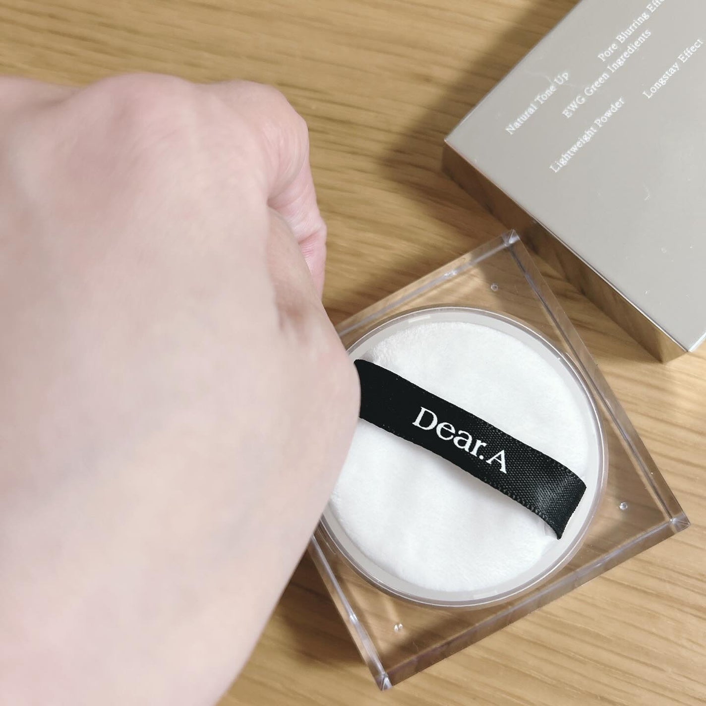 フェイス ブラー フィニッシング パウダー/Dear.A/ルースパウダーを使ったクチコミ(4枚目)