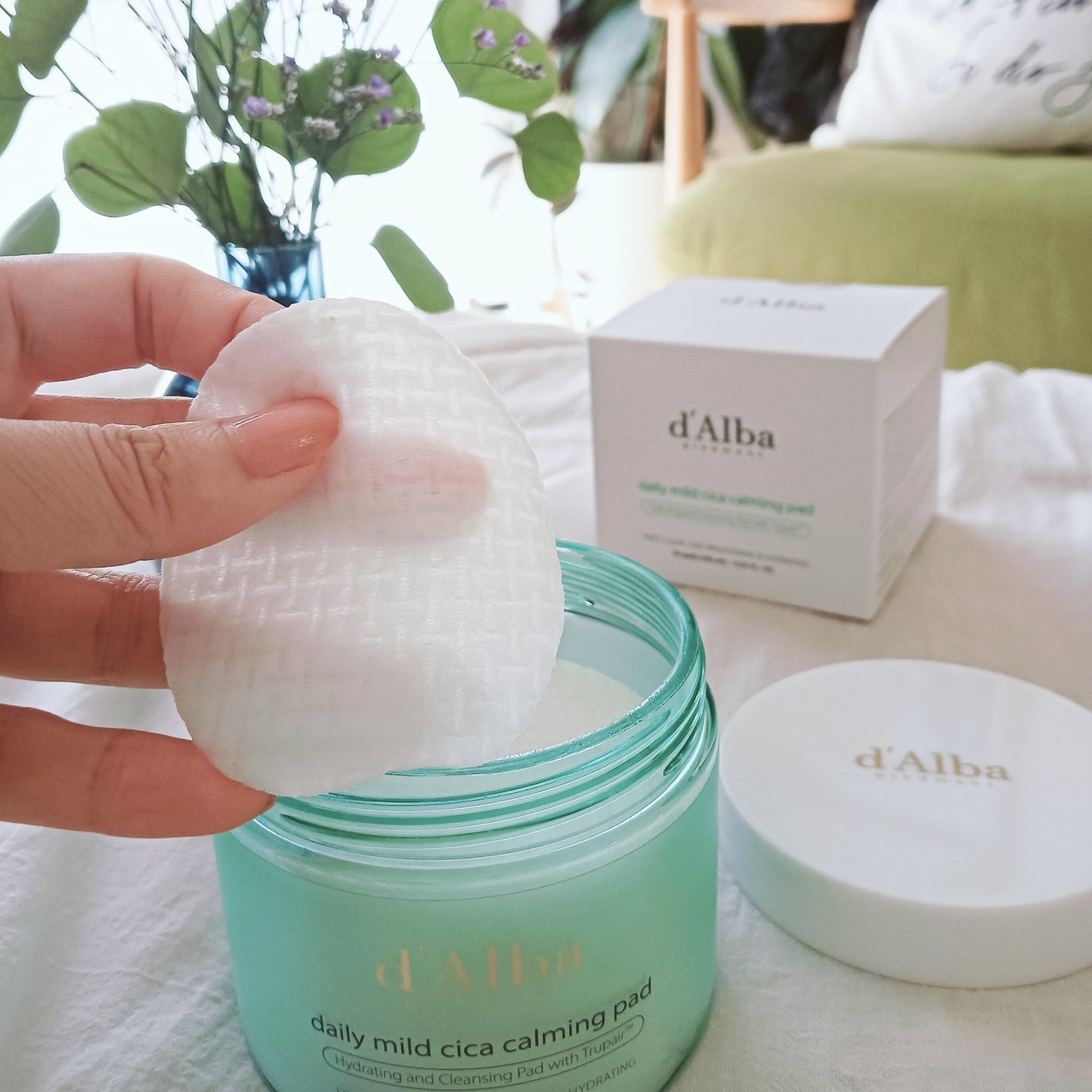 デイリーマイルドCICAカーミングパッド/ダルバ/スキンケア・基礎化粧品を使ったクチコミ(4枚目)