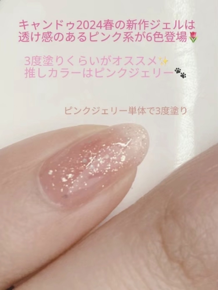 パル カラージェル/キャンドゥ/ジェルネイルを使ったクチコミ（3枚目）