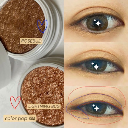 Super Shock Shadow/ColourPop/単色アイシャドウを使ったクチコミ(1枚目)